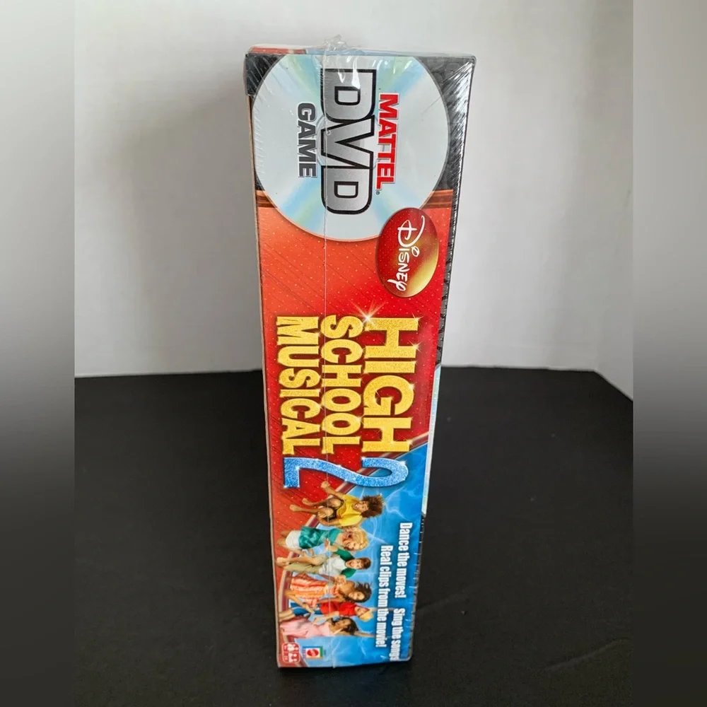 NWT Mattel Y2K Disney High School Musical Game 2 DVDs Sing Dance Board Game 6+
